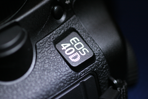 Canon EOS 40D Typenschild